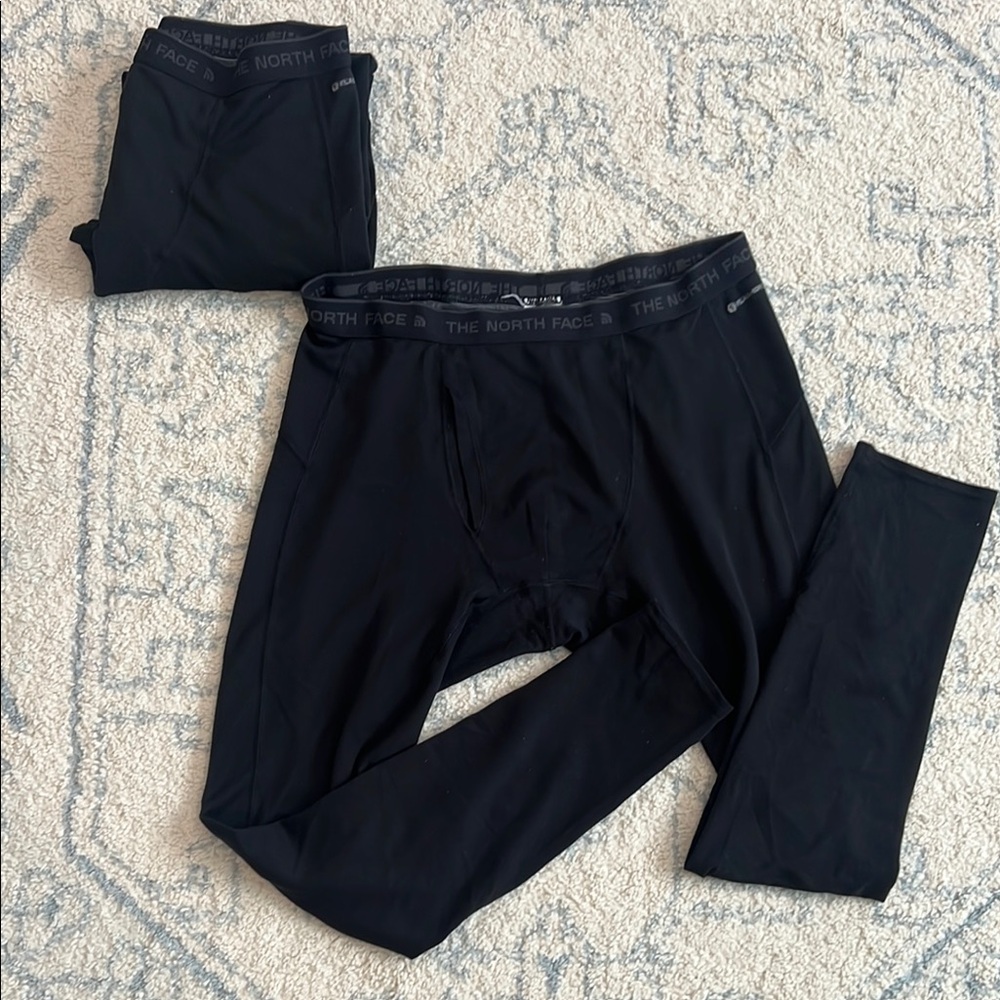The North Face Black FlashDry Base Layer. 2 pair